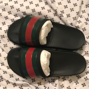 Men’s Gucci Slides size 11 US